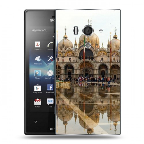 Дизайнерский пластиковый чехол для Sony Xperia acro S Венеция