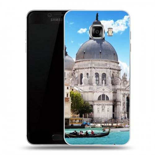 Дизайнерский пластиковый чехол для Samsung Galaxy C5 Венеция