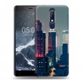 Дизайнерский пластиковый чехол для Nokia 5.1 Гонконг