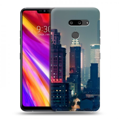 Дизайнерский пластиковый чехол для LG G8 ThinQ Гонконг