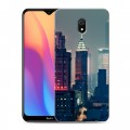 Дизайнерский силиконовый с усиленными углами чехол для Xiaomi RedMi 8A Гонконг