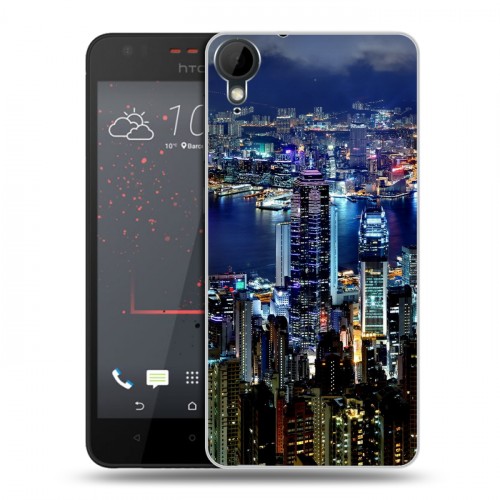 Дизайнерский пластиковый чехол для HTC Desire 825 Гонконг