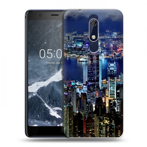 Дизайнерский пластиковый чехол для Nokia 5.1 Гонконг