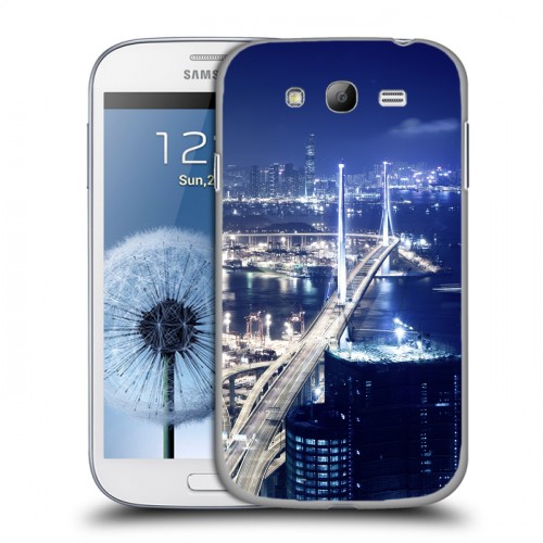 Дизайнерский пластиковый чехол для Samsung Galaxy Grand Гонконг