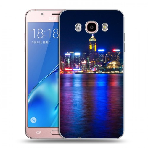 Дизайнерский силиконовый с усиленными углами чехол для Samsung Galaxy J5 (2016) Гонконг