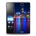 Дизайнерский пластиковый чехол для Sony Xperia TX Гонконг