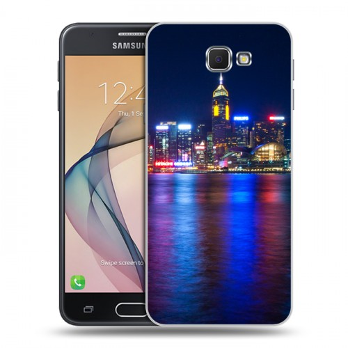 Дизайнерский пластиковый чехол для Samsung Galaxy J5 Prime Гонконг