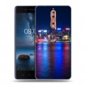 Дизайнерский пластиковый чехол для Nokia 8 Гонконг