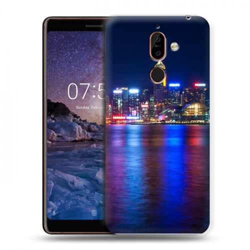 Дизайнерский пластиковый чехол для Nokia 7 Plus Гонконг