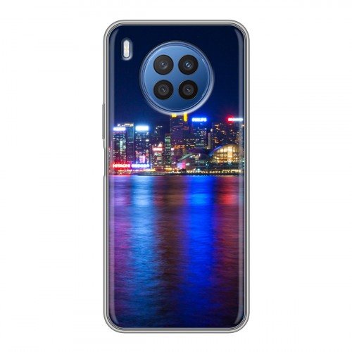 Дизайнерский силиконовый с усиленными углами чехол для Huawei Nova 8i Гонконг
