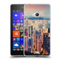 Дизайнерский пластиковый чехол для Microsoft Lumia 540 Гонконг