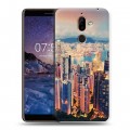 Дизайнерский пластиковый чехол для Nokia 7 Plus Гонконг