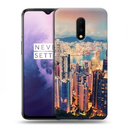 Дизайнерский пластиковый чехол для OnePlus 7 Гонконг