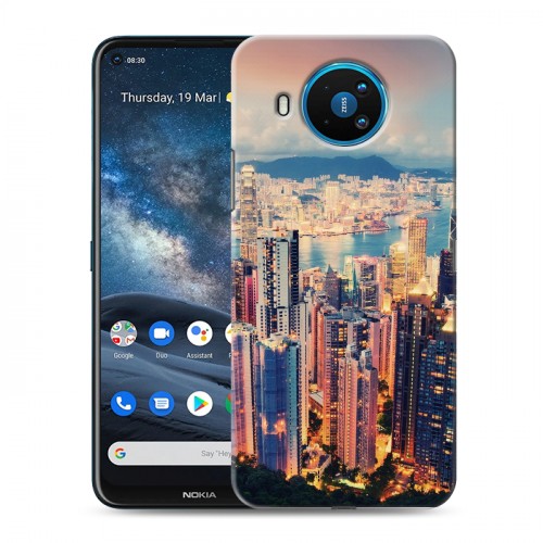 Дизайнерский силиконовый чехол для Nokia 8.3 Гонконг