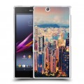 Дизайнерский пластиковый чехол для Sony Xperia Z Ultra  Гонконг