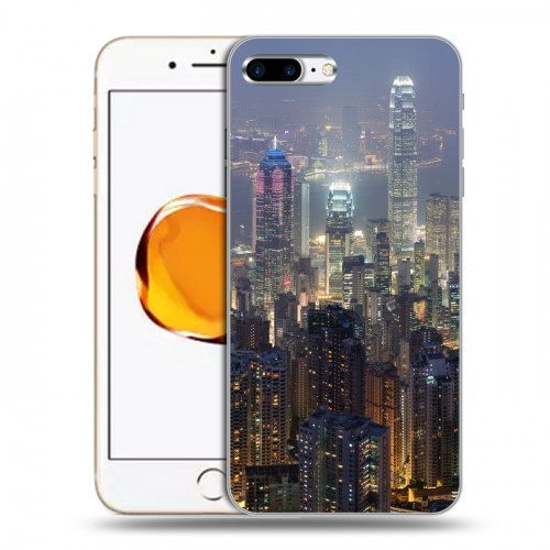 Дизайнерский силиконовый чехол для Iphone 7 Plus / 8 Plus Гонконг