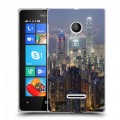 Дизайнерский пластиковый чехол для Microsoft Lumia 435 Гонконг