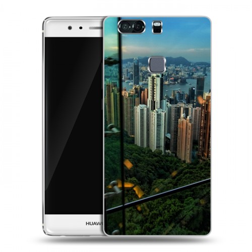 Дизайнерский пластиковый чехол для Huawei P9 Plus Гонконг