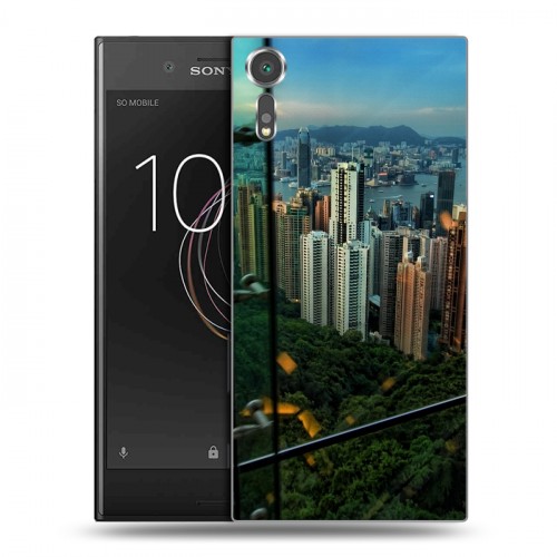 Дизайнерский пластиковый чехол для Sony Xperia XZs Гонконг