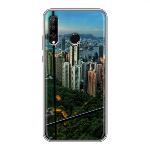 Дизайнерский силиконовый чехол для Huawei P30 Lite Гонконг