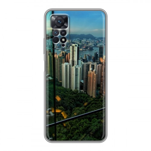 Дизайнерский силиконовый чехол для Xiaomi Redmi Note 11 Pro Гонконг