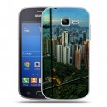 Дизайнерский пластиковый чехол для Samsung Galaxy Trend Lite Гонконг