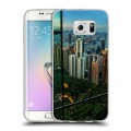 Дизайнерский пластиковый чехол для Samsung Galaxy S6 Edge Гонконг