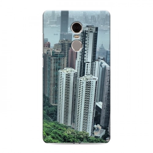 Дизайнерский пластиковый чехол для Xiaomi RedMi Note 4 Гонконг