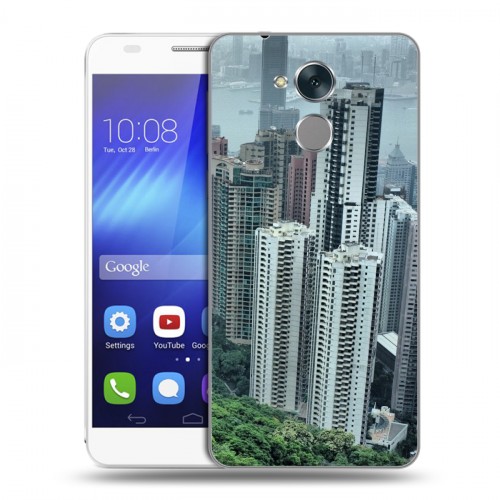 Дизайнерский пластиковый чехол для Huawei Honor 6C Гонконг