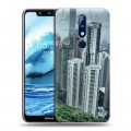 Дизайнерский силиконовый чехол для Nokia 5.1 Plus Гонконг