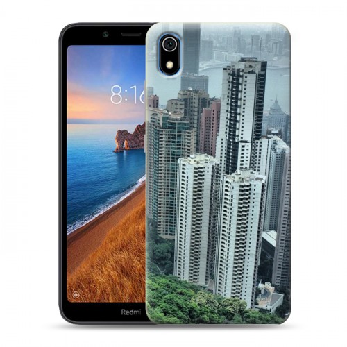 Дизайнерский силиконовый чехол для Xiaomi RedMi 7A Гонконг