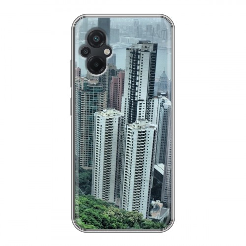 Дизайнерский силиконовый с усиленными углами чехол для Xiaomi Poco M5 Гонконг