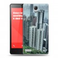 Дизайнерский силиконовый чехол для Xiaomi RedMi Note Гонконг