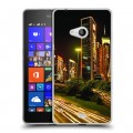 Дизайнерский пластиковый чехол для Microsoft Lumia 540 Гонконг