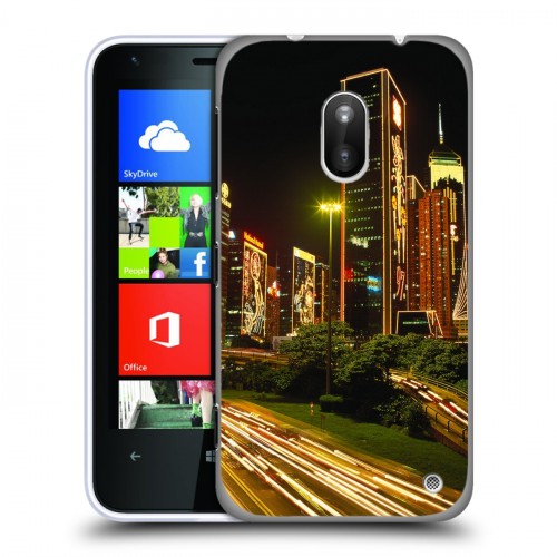 Дизайнерский пластиковый чехол для Nokia Lumia 620 Гонконг