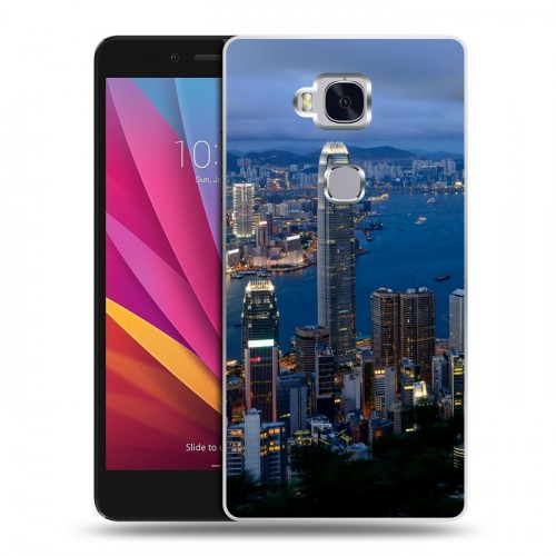 Дизайнерский силиконовый чехол для Huawei Honor 5X Гонконг