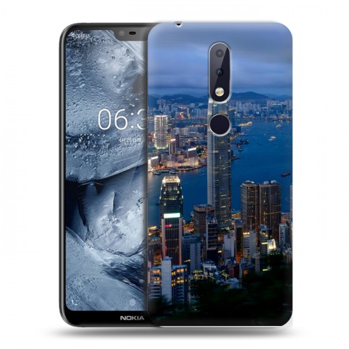 Дизайнерский силиконовый чехол для Nokia 6.1 Plus Гонконг