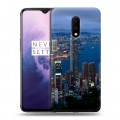 Дизайнерский пластиковый чехол для OnePlus 7 Гонконг