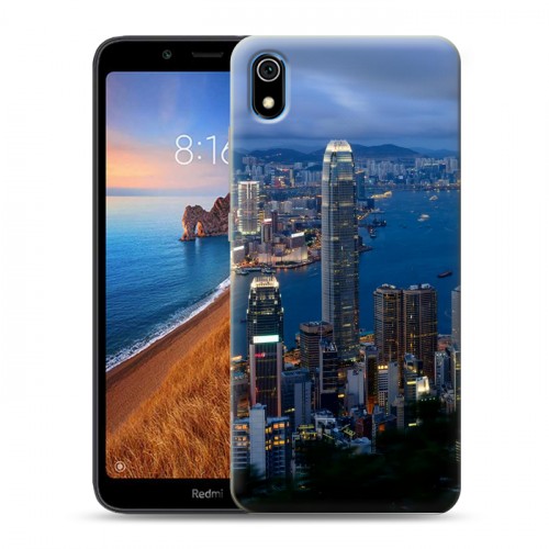 Дизайнерский силиконовый чехол для Xiaomi RedMi 7A Гонконг