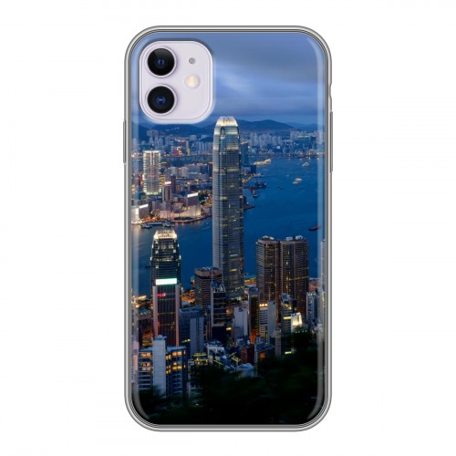 Дизайнерский силиконовый чехол для Iphone 11 Гонконг