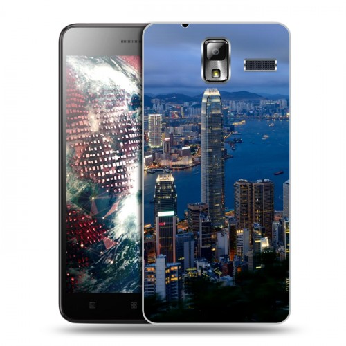 Дизайнерский силиконовый чехол для Lenovo S580 Ideaphone Гонконг