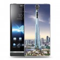 Дизайнерский пластиковый чехол для Sony Xperia S Дубаи