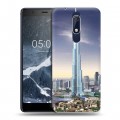 Дизайнерский пластиковый чехол для Nokia 5.1 Дубаи