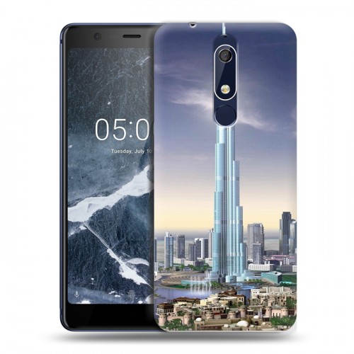 Дизайнерский пластиковый чехол для Nokia 5.1 Дубаи