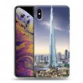 Дизайнерский силиконовый чехол для Iphone Xs Max Дубаи