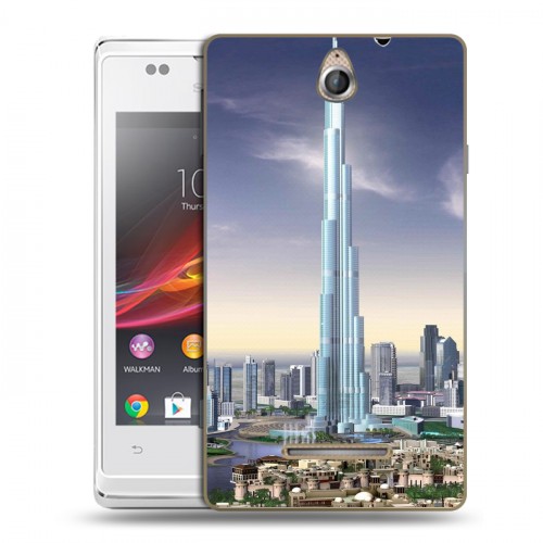 Дизайнерский пластиковый чехол для Sony Xperia E Дубаи