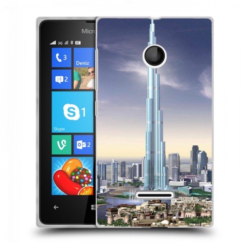 Дизайнерский пластиковый чехол для Microsoft Lumia 435 Дубаи