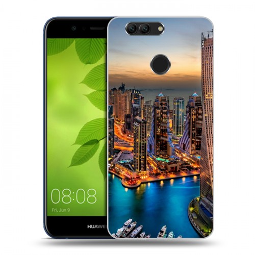 Дизайнерский пластиковый чехол для Huawei Nova 2 Plus Дубаи