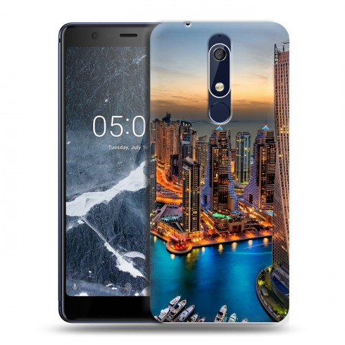 Дизайнерский пластиковый чехол для Nokia 5.1 Дубаи