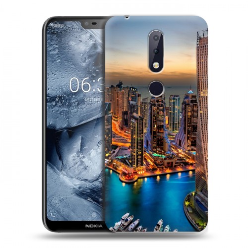 Дизайнерский пластиковый чехол для Nokia 6.1 Plus Дубаи